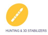 Stabilisator, V-Bar - Compound, Jagt, 3D