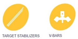 Stabilisator, V-Bar - Recurve