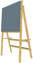 Domino C.NF.1 - 88x88x14,5 cm.