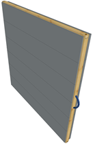 Domino A.6/HD – 132x132x14.5 cm.