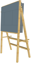 Domino C.NF.1/5*XHD - 88x88x24,5 cm.