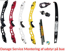 Danage Bue Recurve Advanced ILF - Skydeklar