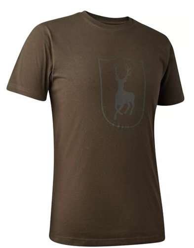 Deerhunter T-Shirt m/Logo Hjort str. 2XL