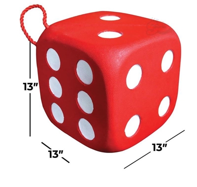 Morrel Skyde Terning HIGH Roller 33x33x33 Cm.