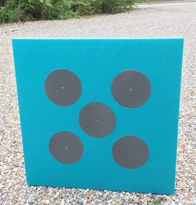 Combat Archery Target 60x60 Med 5 Huller