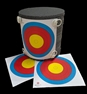 Domino Target Center M./3 stk 40 cm spot mm.