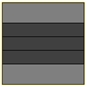 Domino A.5H/3XHD - 132x132x14,5/24,5 cm.